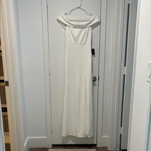 Lulu's Strapless White Dress